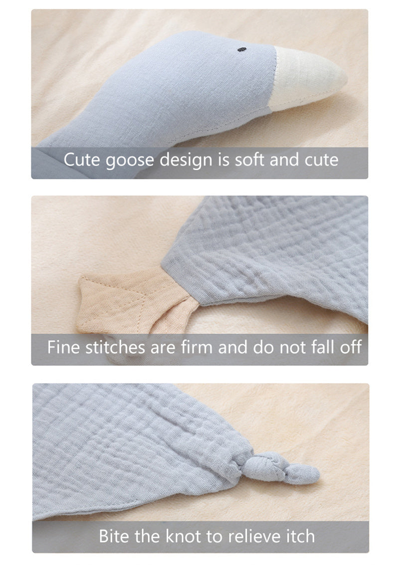 Baby Soothing Towel Soft Duck Doll Cotton Teether Infant Comfort Sleep Nursing Cuddling Blanket Toys Kids Bib Towels Newborn Toy