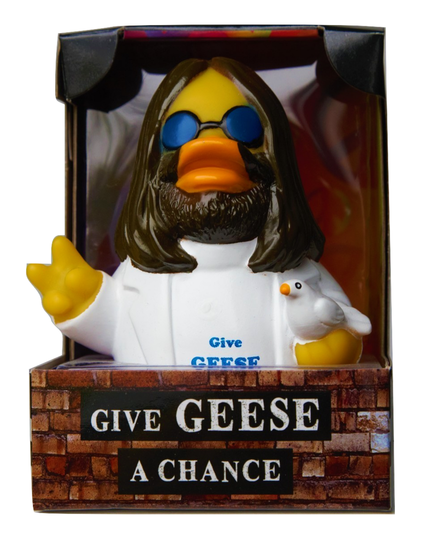 John Lennon "Give Geese a Chance" Rubber Duck