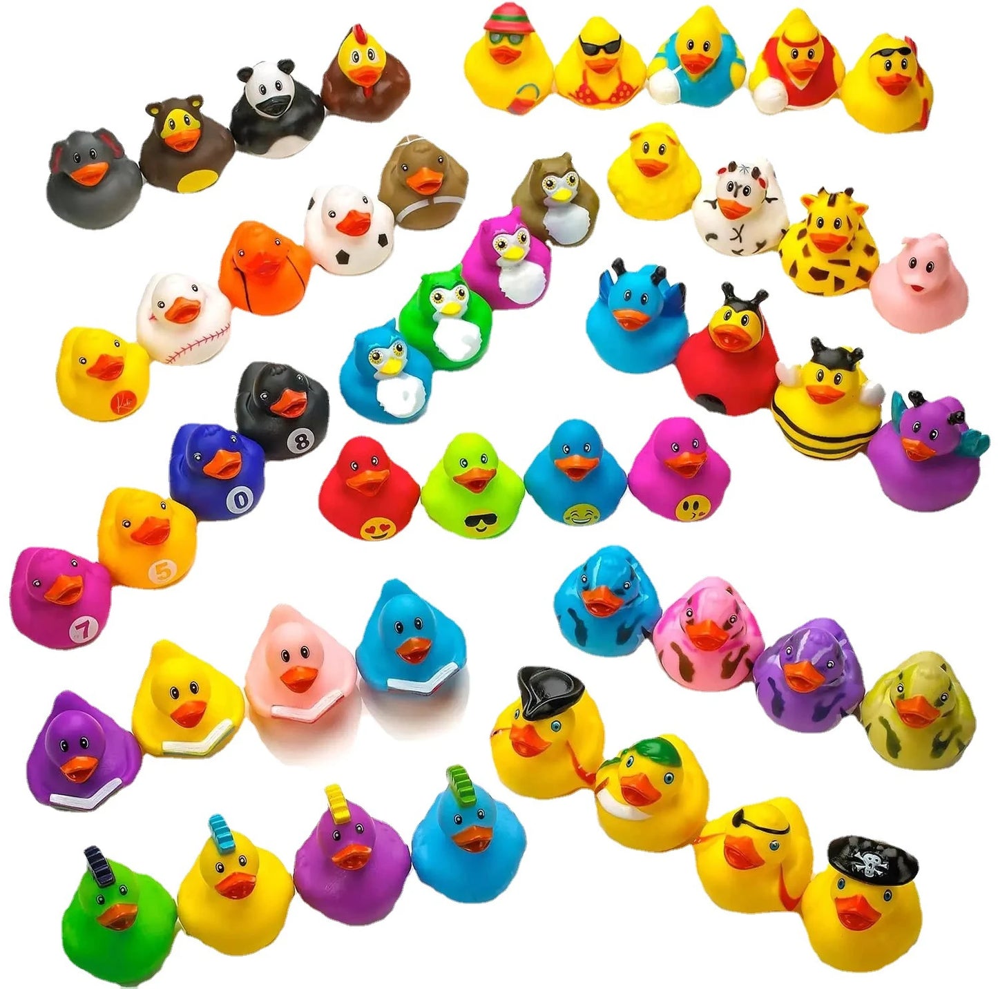 Quirky Character Rubber Ducks for Fun and Playful Bath Time